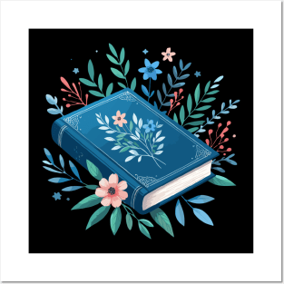 Floral Book Posters and Art